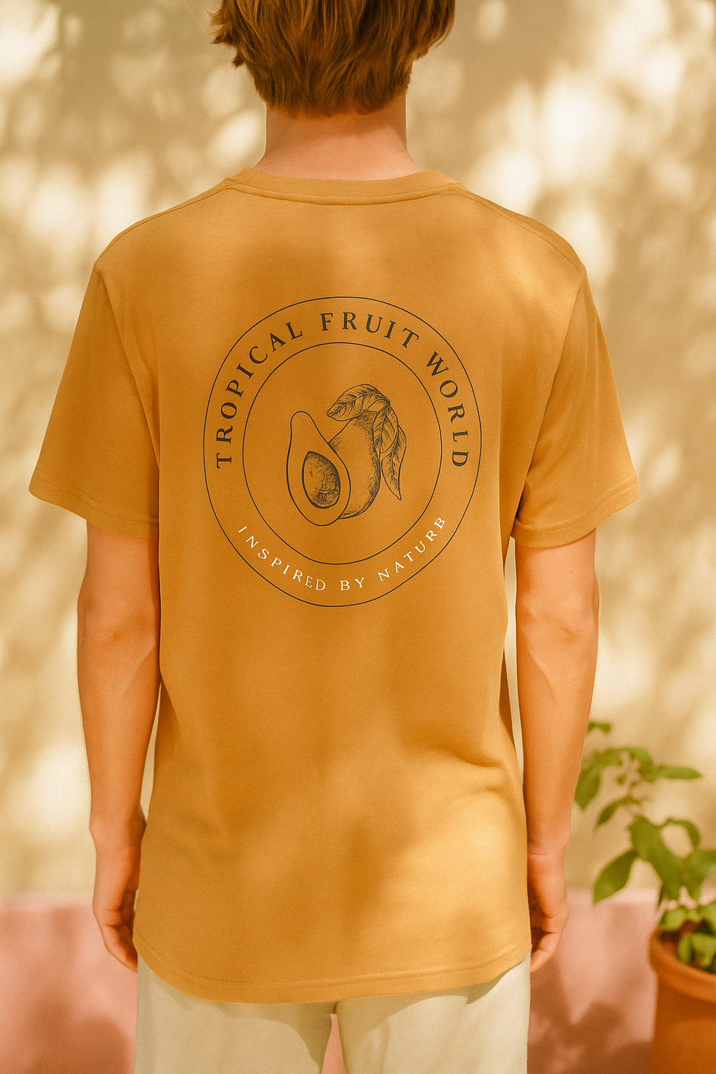 Tropical Fruit World T-Shirt in Mango