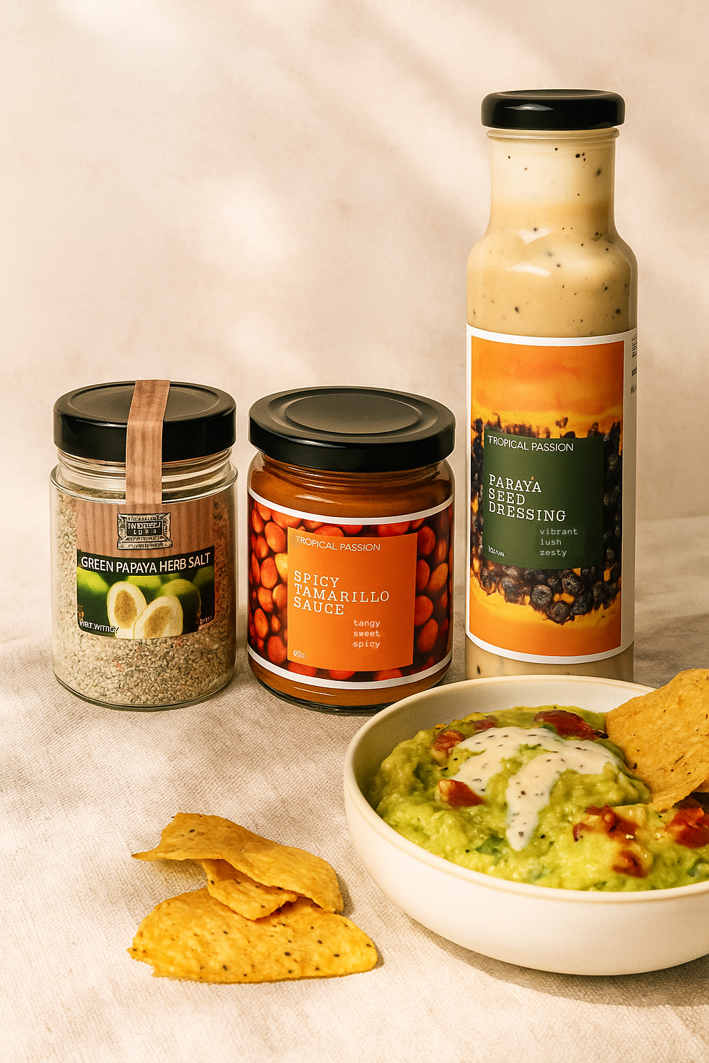 Avocado Dip Pack - with Papaya Seed Dressing