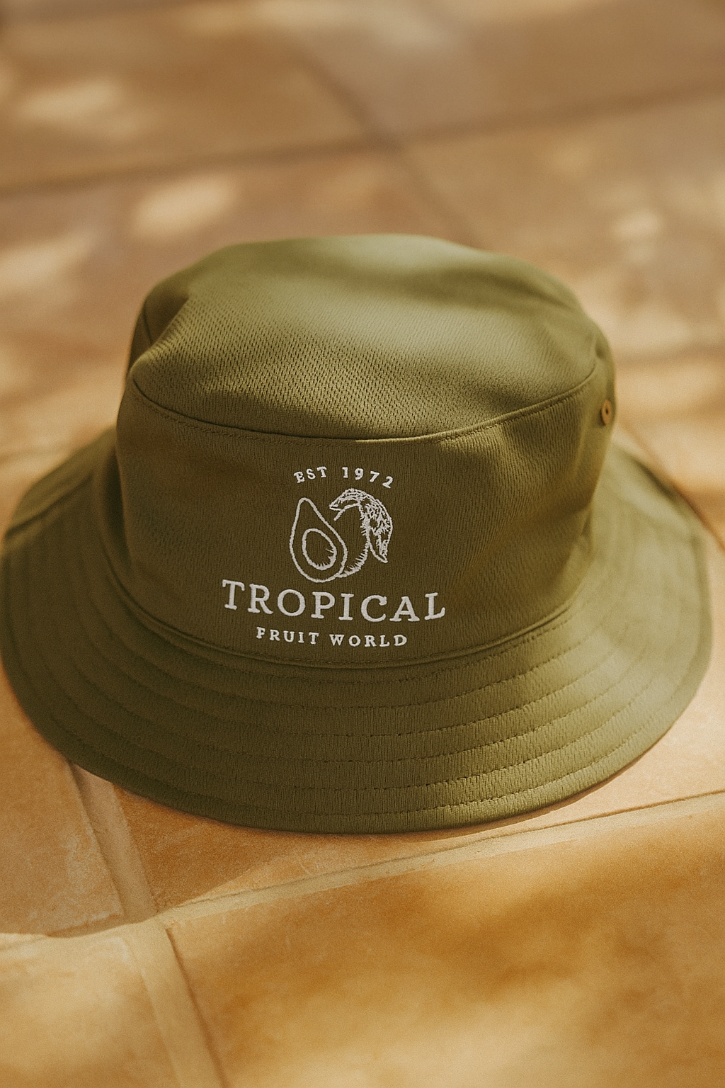 Tropical Fruit World Reversable Bucket Hat - Main Image