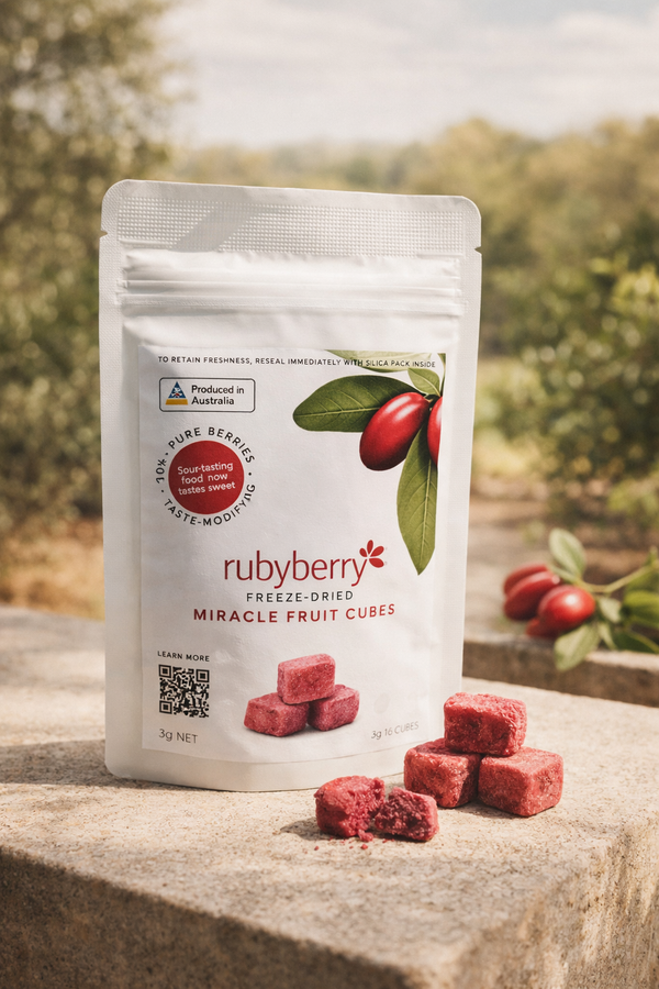 RUBY BERRY MIRACLE BERRY CUBES - Tropical Fruit World