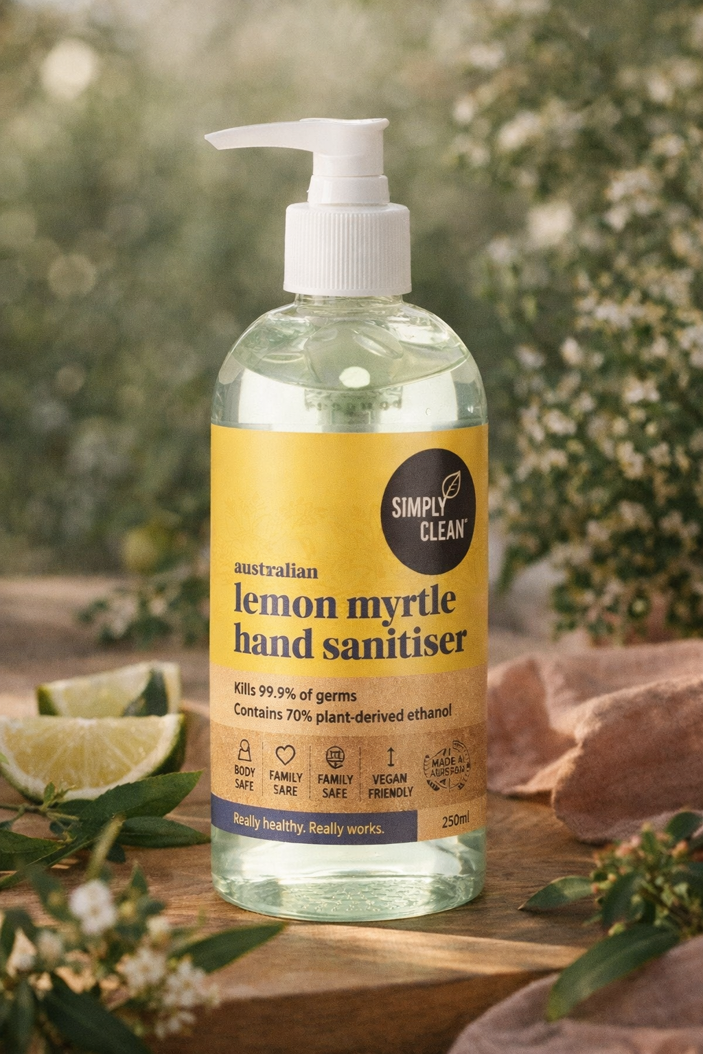 Lemon Myrtle Hand Sanitiser 250ml