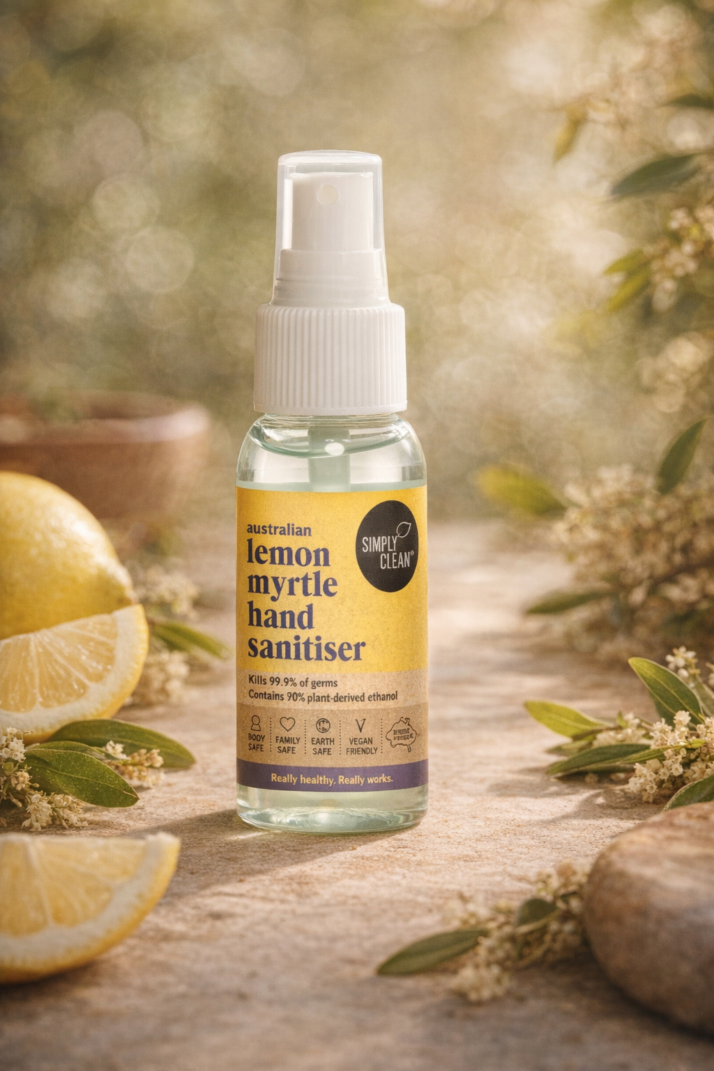 Lemon Myrtle Hand Sanitiser 50ml