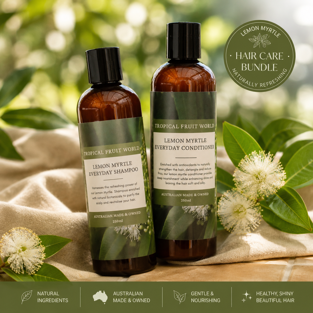 Bundle: Lemon Myrtle Shampoo & Conditioner