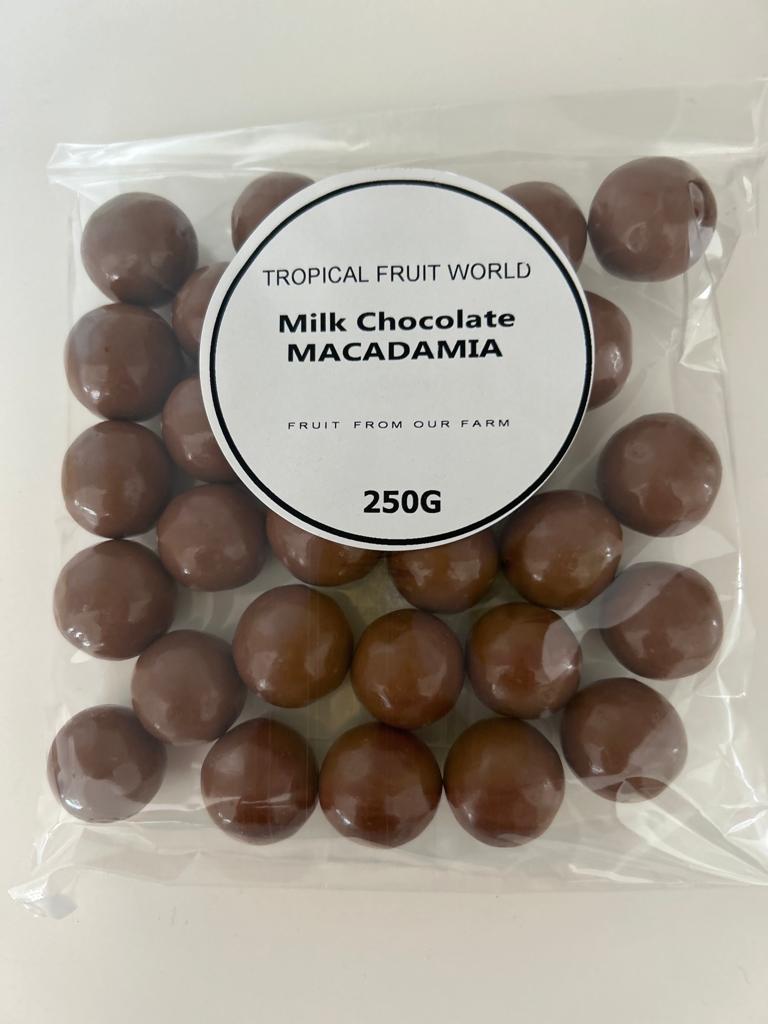 Milk Chocolate Coated Macadamia Nuts