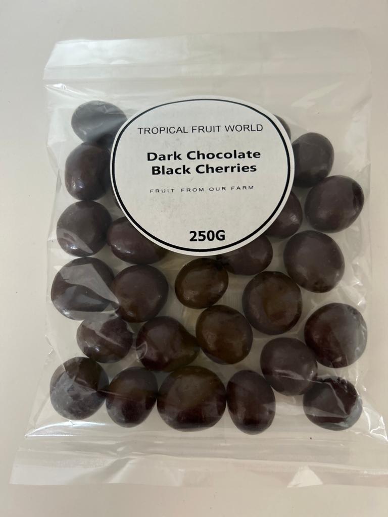 Dark Chocolate Coated Black Cherries