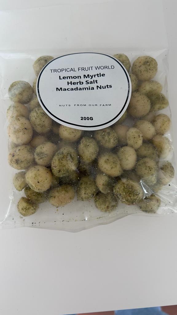 Lemon Myrtle Herb Salted Macadamia Nuts