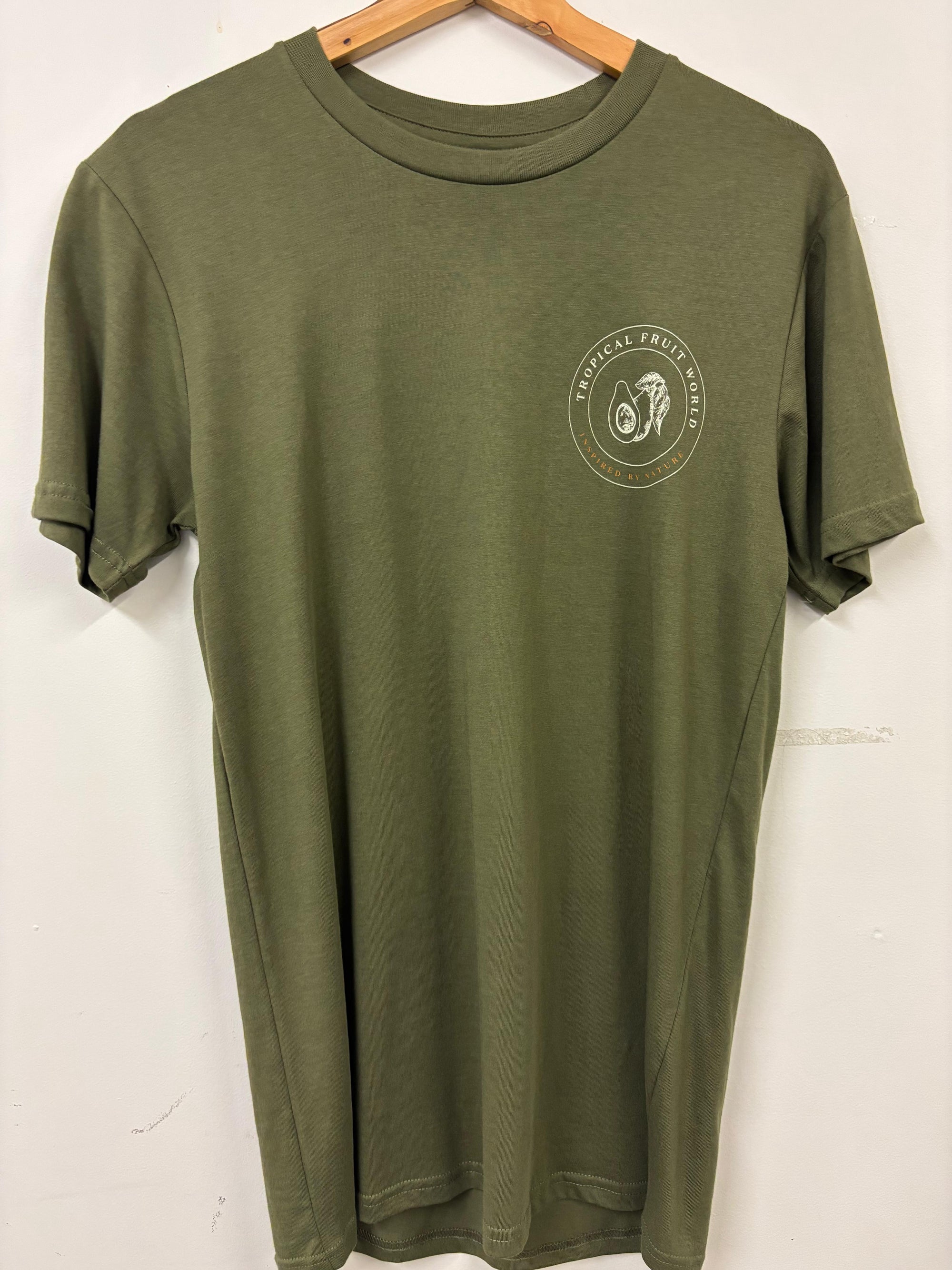 Tropical Fruit T-Shirt in Avocado Green